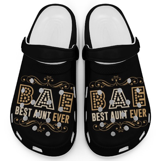 BAE - Best Aunt Ever Sister Niece Nephew Gift Clogs