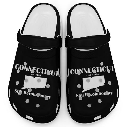 connecticut est 1788 Still Revolutionary Clogs