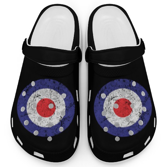 Royal Air Force World War II Spitfire Logo Retro Clogs