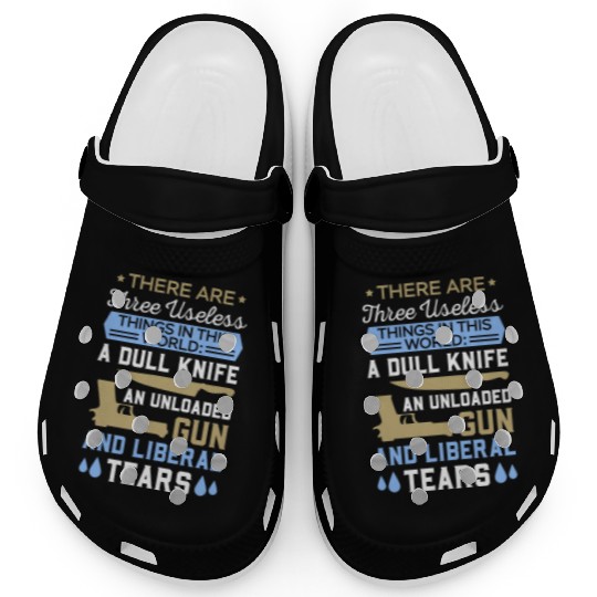 Funny Anti Liberal Clogs,gift,gift idea, gun contr