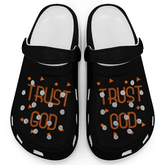 Trust God Bibel Gott Jesus Gebet Geschenk Clogs