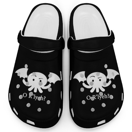 Cthulhu O R lyeh Lovecraft Humor Men s Women s or Clogs