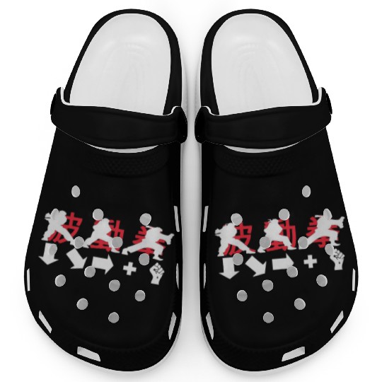 Hadouken Ryu Street Fighter 1 Clogs