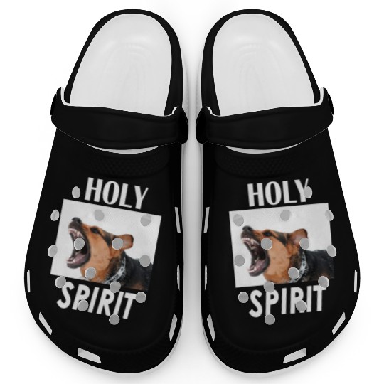 Holy Spirit dog barking Clogs