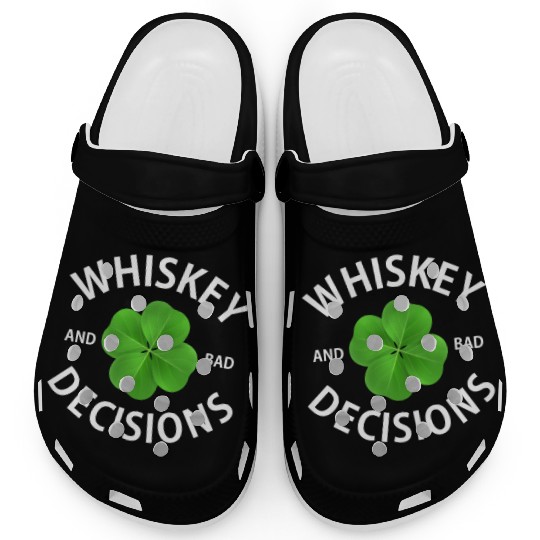 Green Irish Shamrock Clogs St Patricks Day