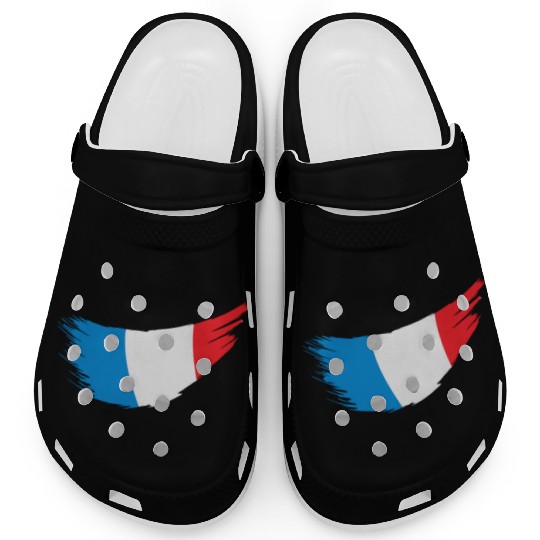 France Flag Clogs