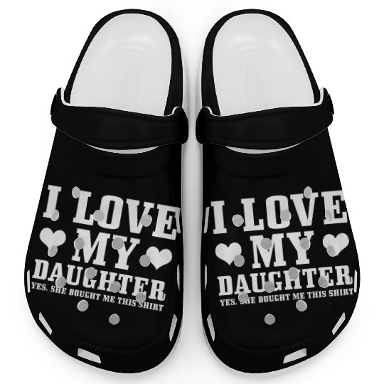 I Love My Daughter Clogs