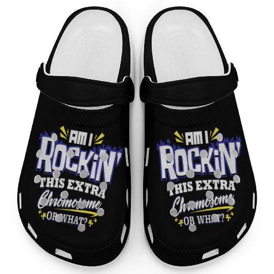 Down Syndrome Awareness Support Trisomy 21 Gift Clogs