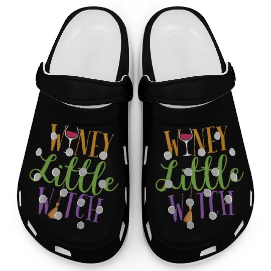 Winey Little Witch Wine Bottle Costume Cool Gift Clogs