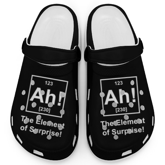 Ah! The Element of Surprise Clogs