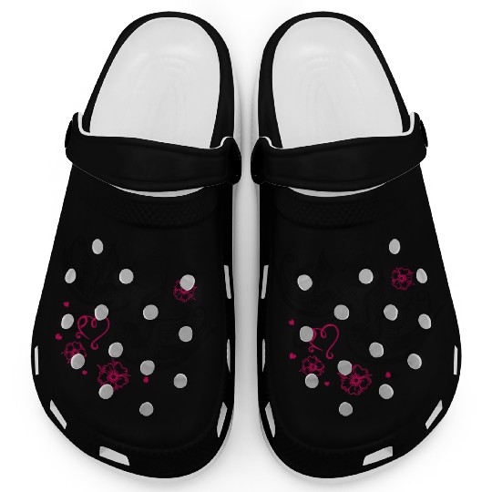 Sakura Cherry Blossom Swallow Birds Spring Flowers Clogs
