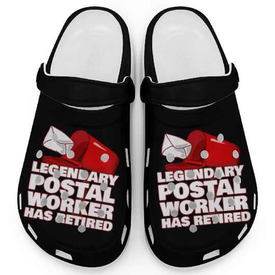 Funny Post Office Retired Postal Worker Gift Idea Clogs