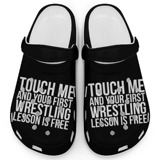 Funny Wrestling Wrestling Coach Sports Clogs