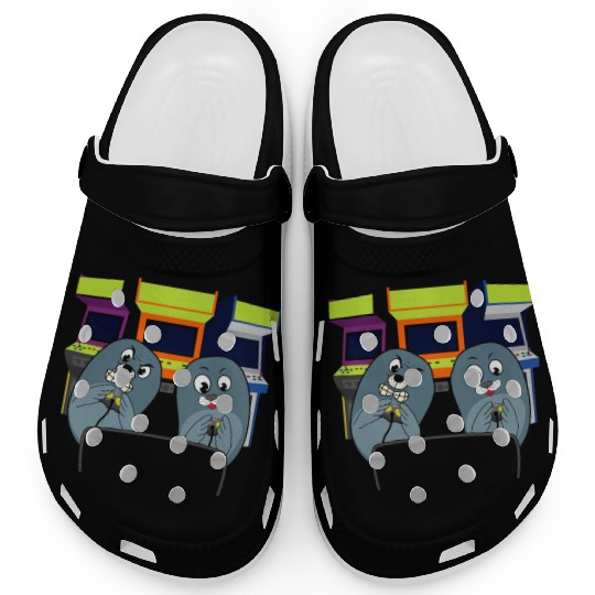 sea lion Seal Video Game gift Clogs