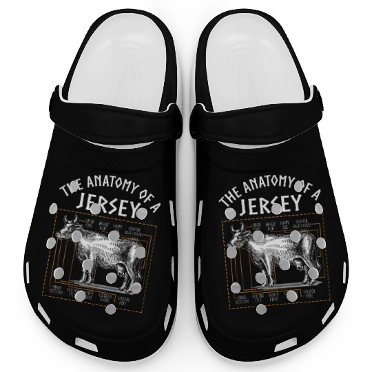 The anatomy of a jersey cow Clogs Funny Cow Farm