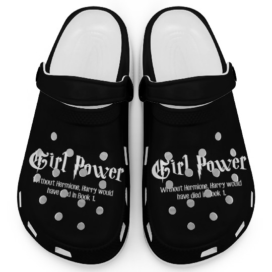 Wizard Girl Power Sorcerer Mythology Funny Gift Clogs