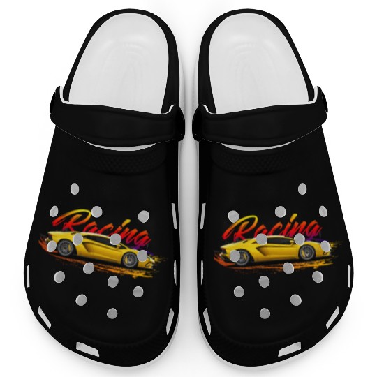 Racing Car Clogs