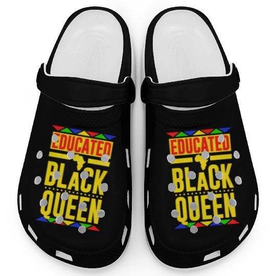 Educated Black Queen Clogs
