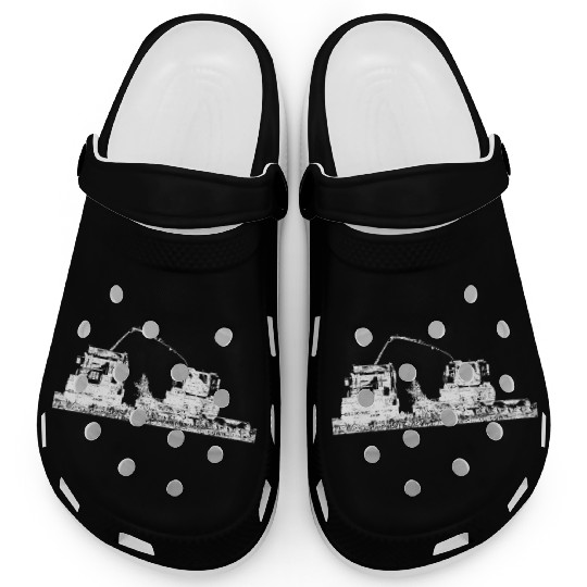 Corn chopper chopping corn harvester farmer Clogs