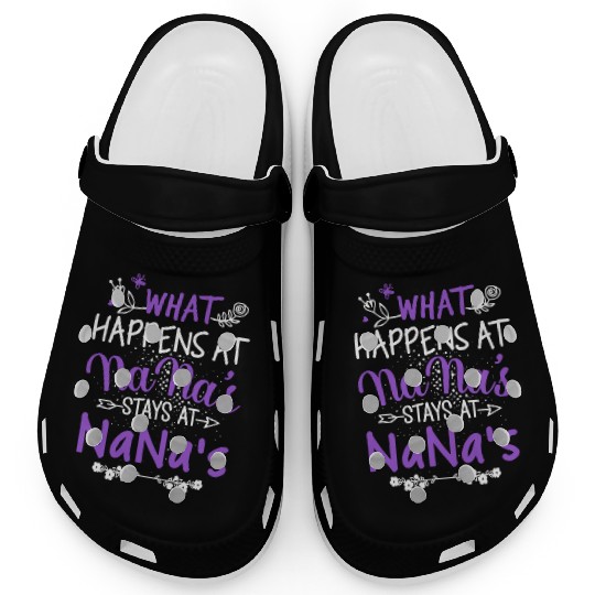what happens at nana stays at nana grandma Clogs
