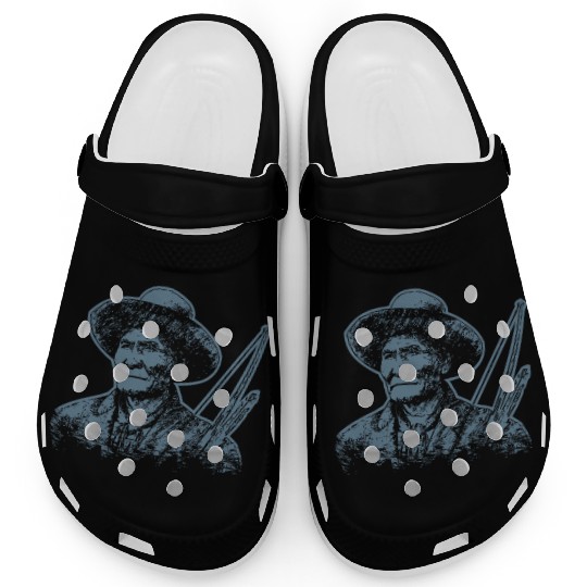 Geronimo Apache Native American Indian Warrior Clogs