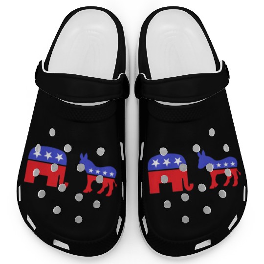 Democrat Republican Clogs