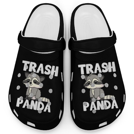 Raccoon Trash Panda Funny Cute Quote Animal Gift Clogs