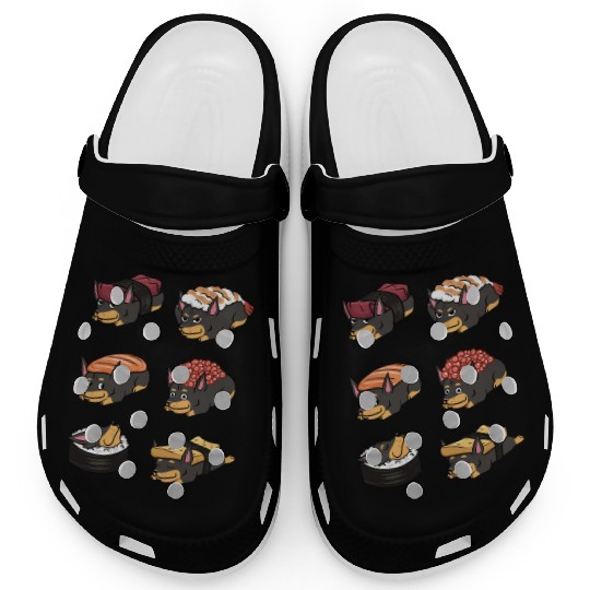 Doberman Sushi Nigiri Clogs