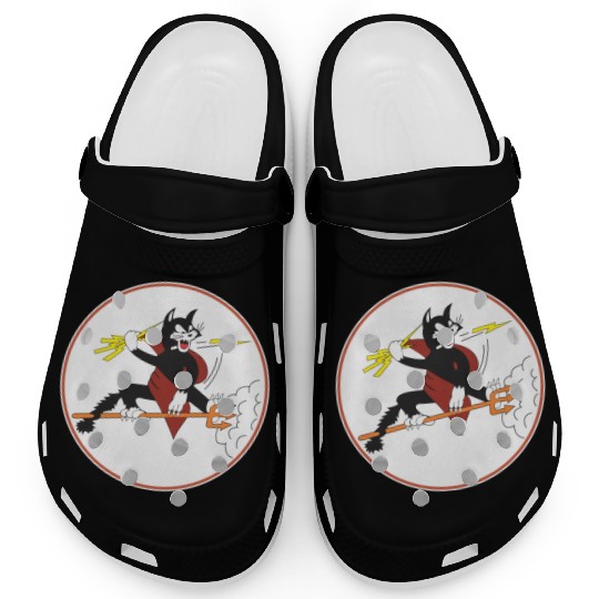 Fighter Squadron 191 (VF-191) Satan's Kittens Clogs