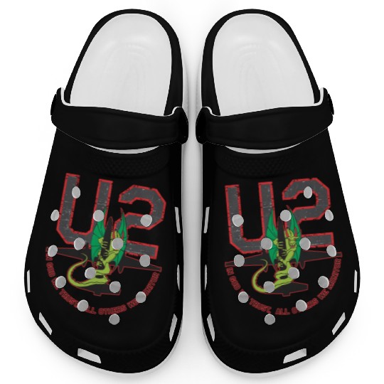 U-2 In God We Trust, All Others We Monitor Clogs