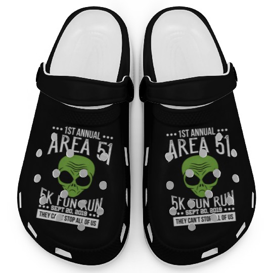 Area 51 Alien Fun run Clogs