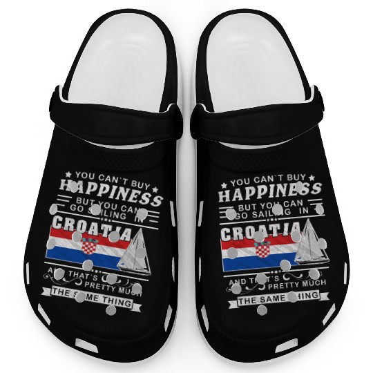 Croatia sailing, sailing ship Mediterranean gift Clogs
