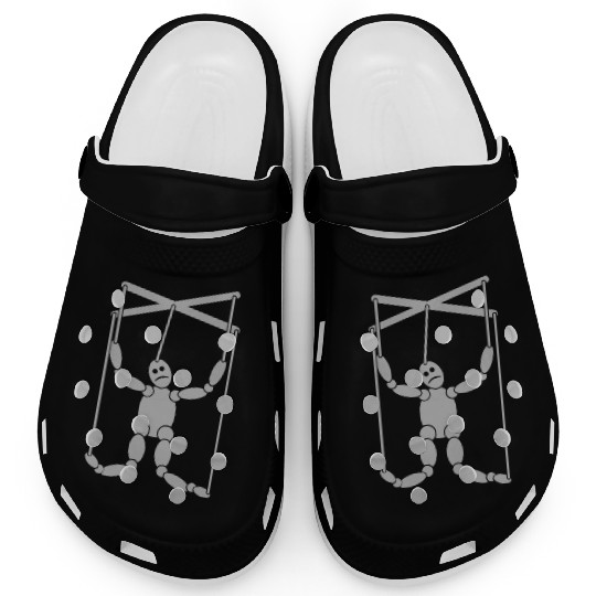 Puppet male sad Clogs