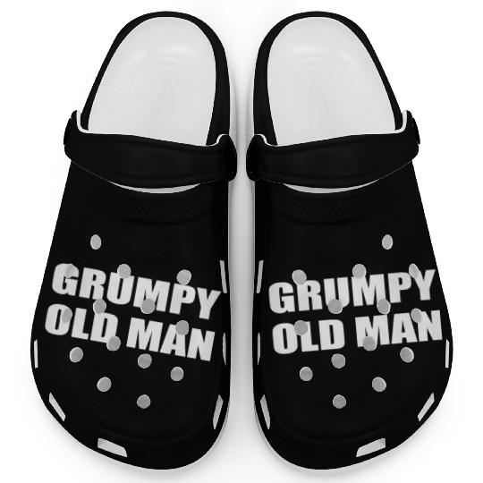 Grumpy Old Man Witty Gym Workout Clogs