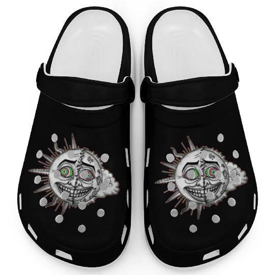 Trippy acid Sun Clogs