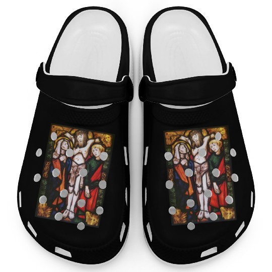 Scenes from the life of the Virgin Mary Clogs