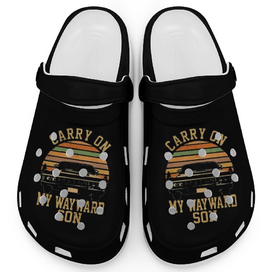Supernatural Vintage Clogs Carry On My Wayward Son