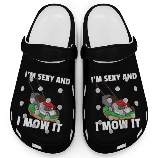 lawn mowing lawn mower garden gardener Clogs