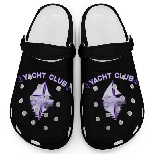 Yacht Club sailing ship sailing anchor Clogs