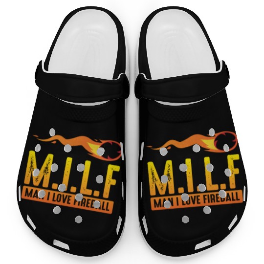 MILF Man I Love Fireball Funny ambiguous Clogs