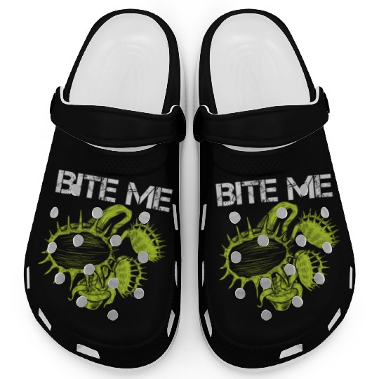 Carnivorous Plant Venus Fly Trap Lover Bite Me Clogs