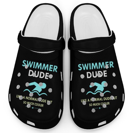 Swimming, Swim, Funny, Swimmer Mom Dad Coach Clogs