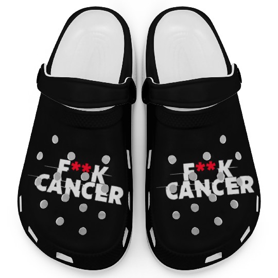 FUCK CANCER Clogs