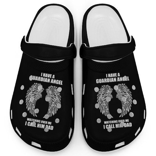 GUARDIAN ANGEL DAD Clogs