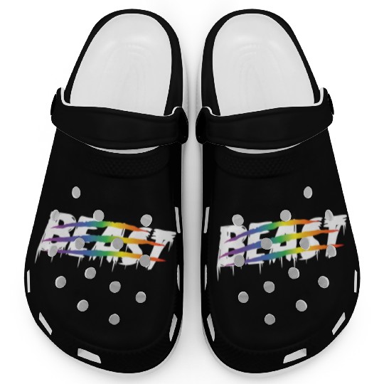 Matching Lesbian Couple Beauty & Beast Part1 Clogs