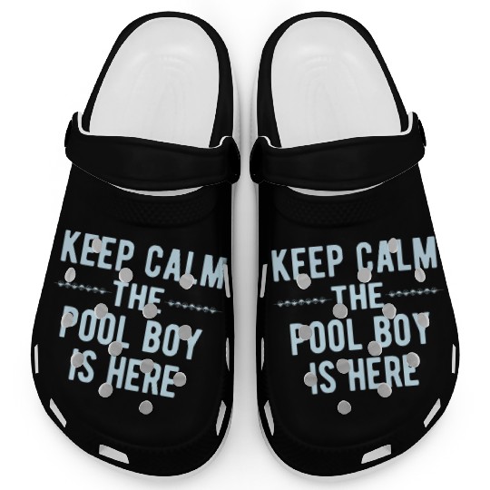 Pool Boy: Keep Calm Clogs