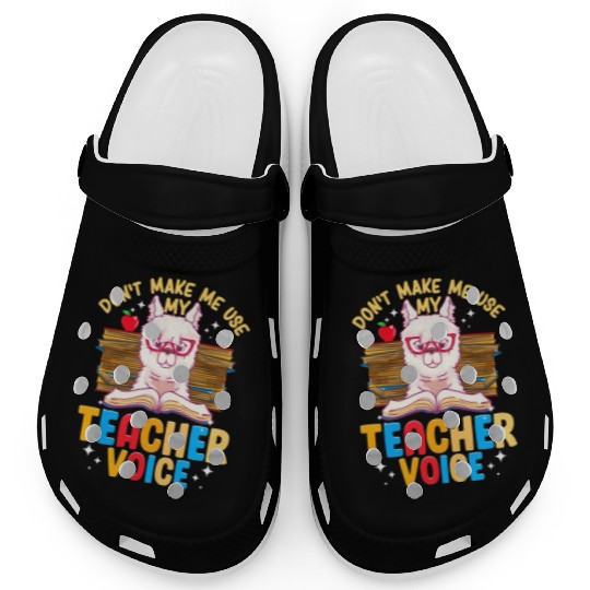 Funny Alpaca Teacher - Teacher Appreciation Gifts Clogs