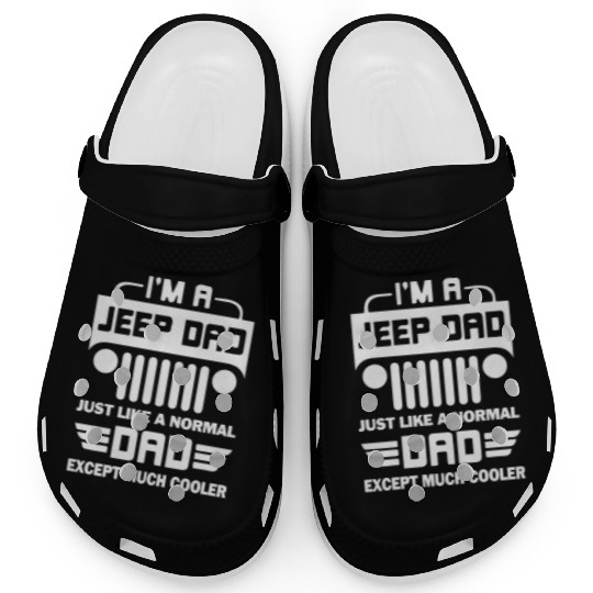Jeep Dad Offroading Cool Father Gift Clogs