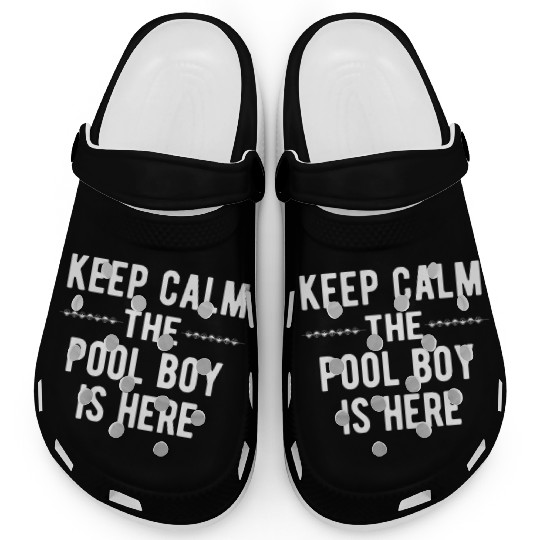Pool Boy: Keep Calm Clogs