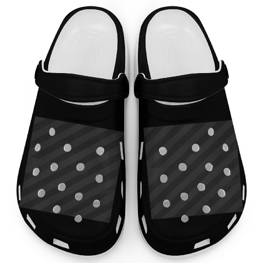 stripes black mask hd Zeichenfläche 1 Clogs